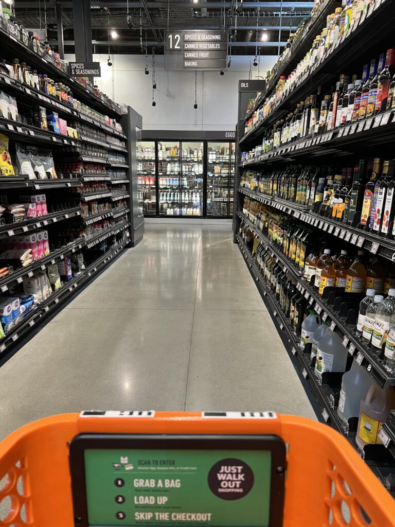 Cameras hanging from the ceiling