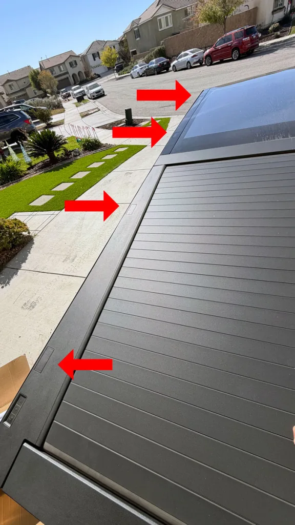 Mounting points on Cybertruck for roof rack