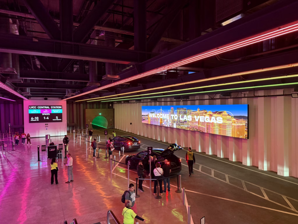 Tesla EVs in Vegas Loop