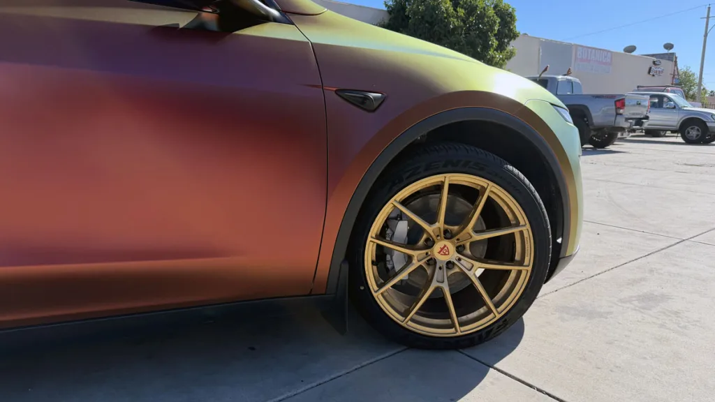 Model Y Juniper with RVRN wheel and Falken tire