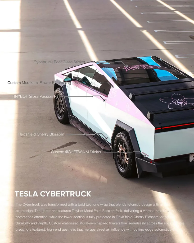 Flexishield Cherry Blossom and Tinybot pink