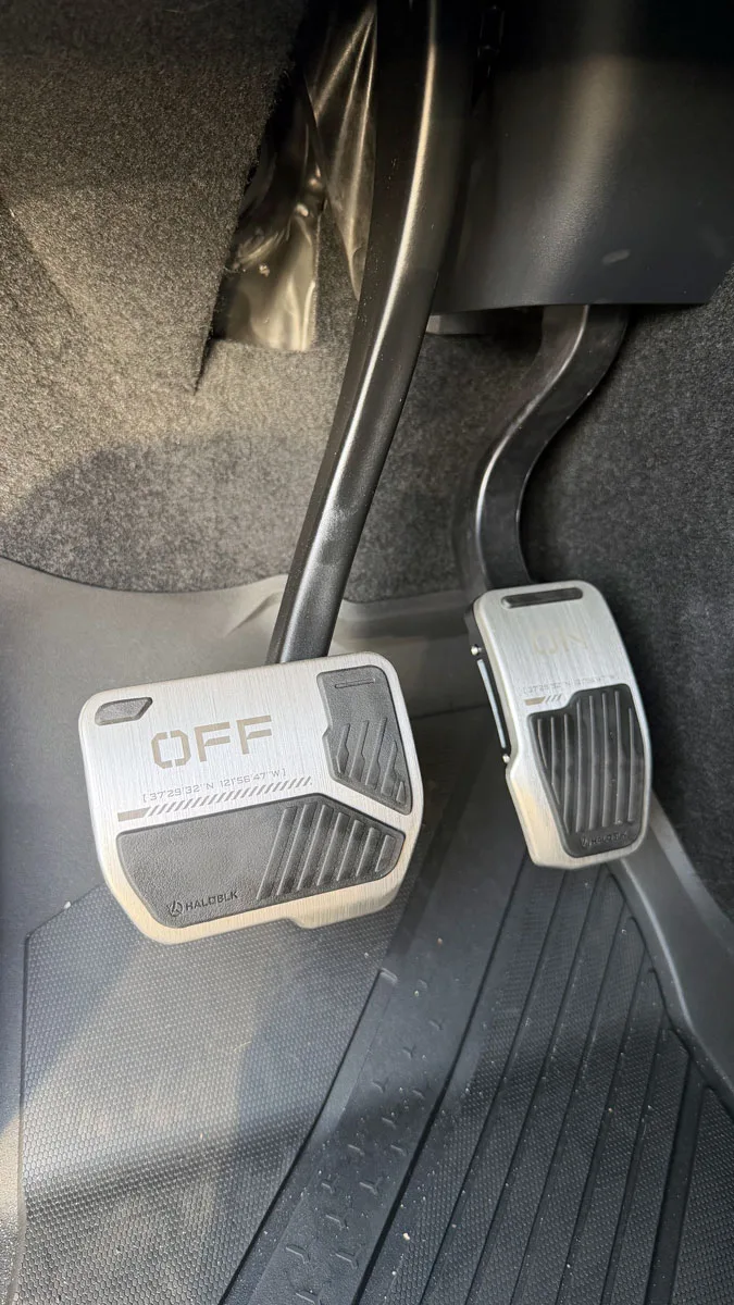 Haloblk pedal for Tesla Model 3 and Model Y