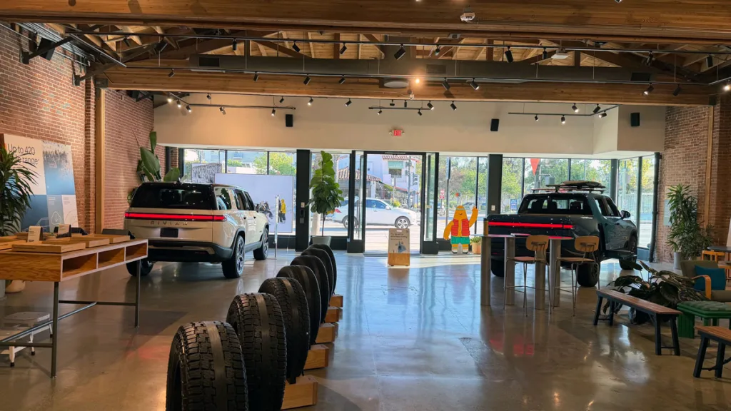 Inside Pasadena Rivian Space
